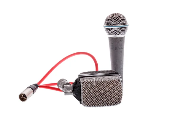 Studio recording groups of microphones for lead vocal — Stock Photo, Image