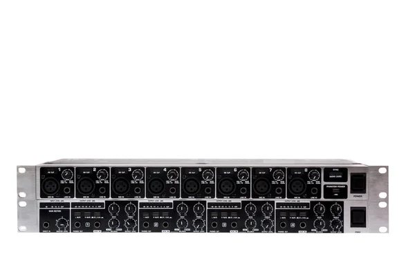 Double ULTRAZONE 8 Channel 3 Bus Mic Line Zone Mixer — Stock Photo, Image