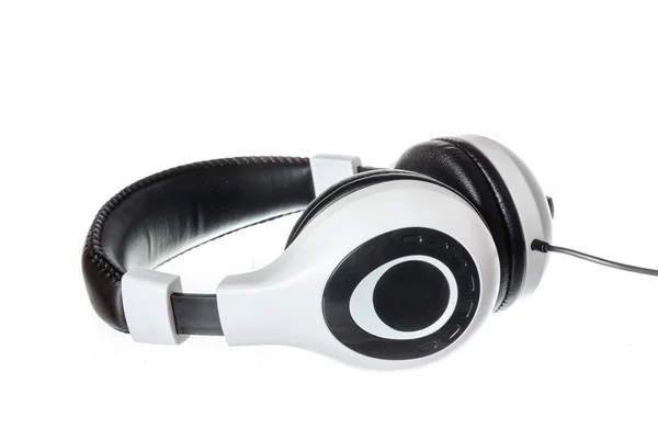 Music headphones with side view isolated on white — Stock Photo, Image