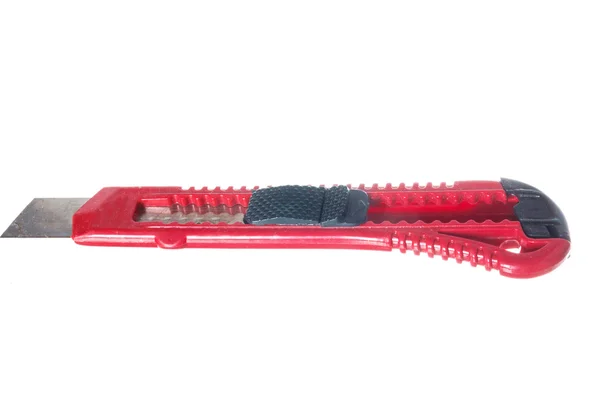 红色的工程手术刀或刀具 — 图库照片