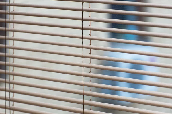 Venetian blinds, close up image as background — Stock Photo, Image