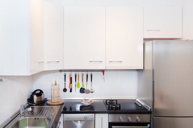 Parlak Modern Mutfak İç Arka Plan