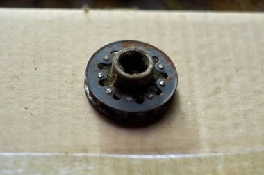 Sovyet motorlu testere zinciri sürücüsü fotoğrafı.