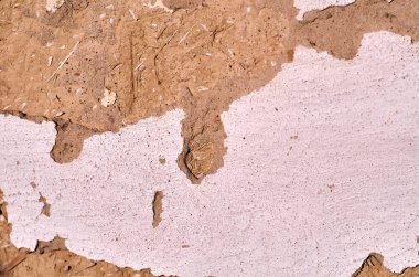 Eski ev kil duvarı kapanıyor. Ukrayna