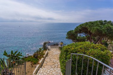 Akdeniz 'e bakan bitki örtüsü arasındaki bakış açısı