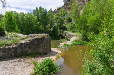 Hidden pool in the middle of a forest in Catalonia