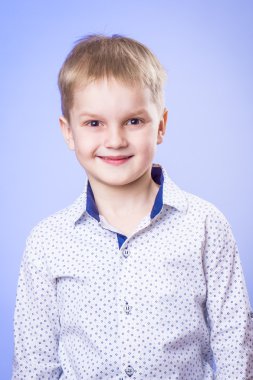 sevimli küçük çocuk portresi