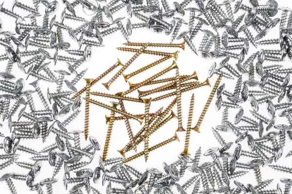 Two sorts of screws — Stock Photo, Image