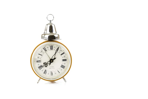 Reloj despertador vintage aislado —  Fotos de Stock