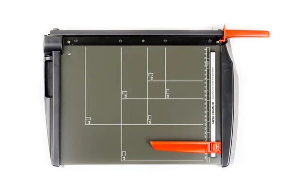 在白色裁纸机 — 图库照片