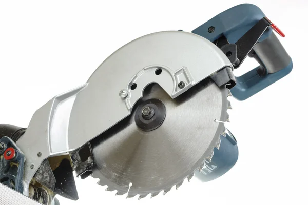 Mitre saw blade isolated — Stock Photo, Image