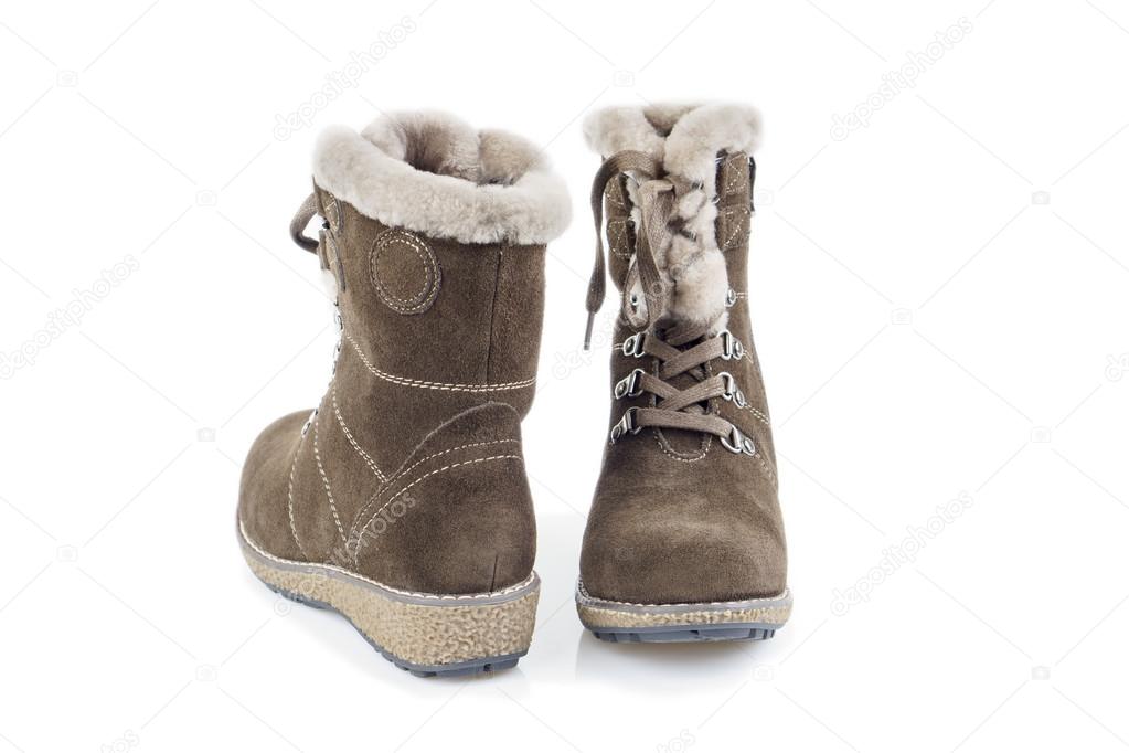 Woman's suede winter boots