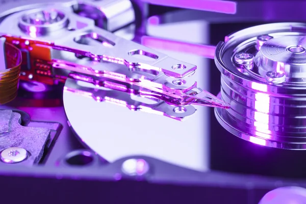 Close up of a computer hard disk drive — Stock Photo, Image