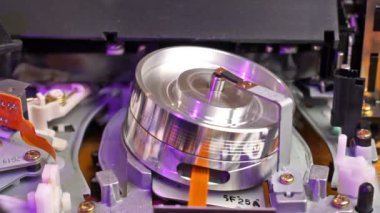VHS kayıt cihazı teyp taşıma mekanizması