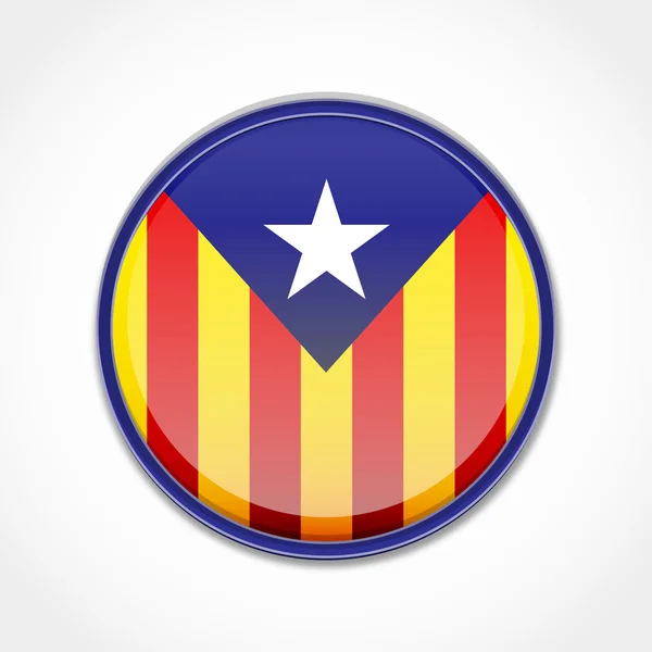 Bandeira da Catalunha — Vetor de Stock