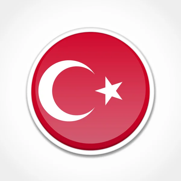 Turkish Flag — Stock Vector