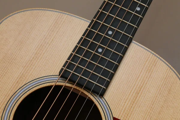Güzel bir klasik akustik guit soyut resim yakından