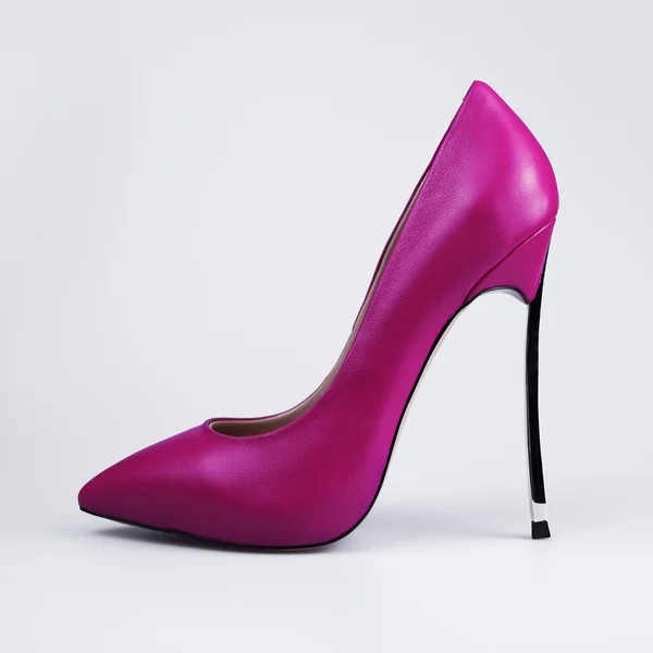 Ženské růžové boty — Stock fotografie