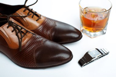 Erkek moda. Erkek aksesuarları, Natürmort. İş bak.