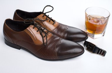 Erkek aksesuarları ve viski