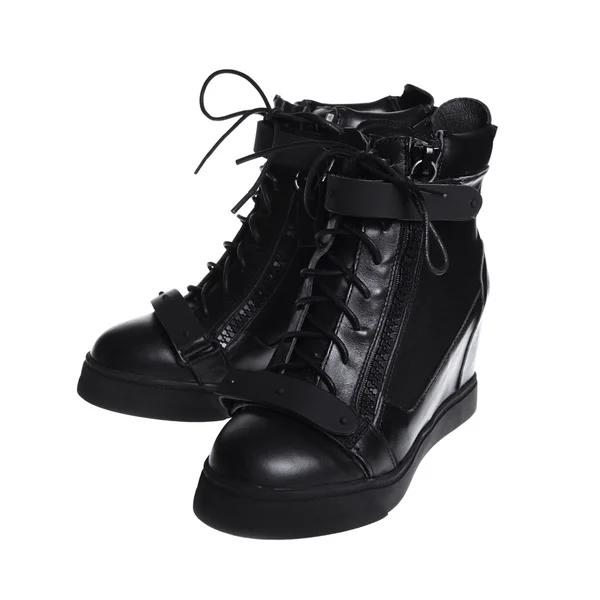 Zapatos negros con estilo —  Fotos de Stock