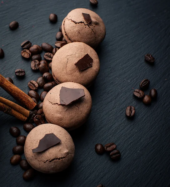 Vértes francia macaroons — Stock Fotó