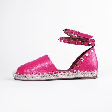 beyaz üzerine pembe yaz Bayan Ayakkabı