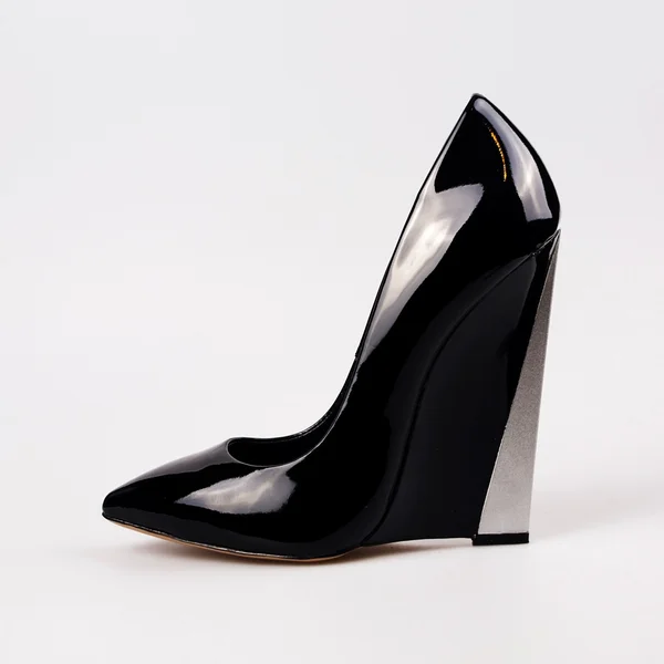 Béžové ženské boty — Stock fotografie