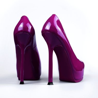 Mor kadın ayakkabı 