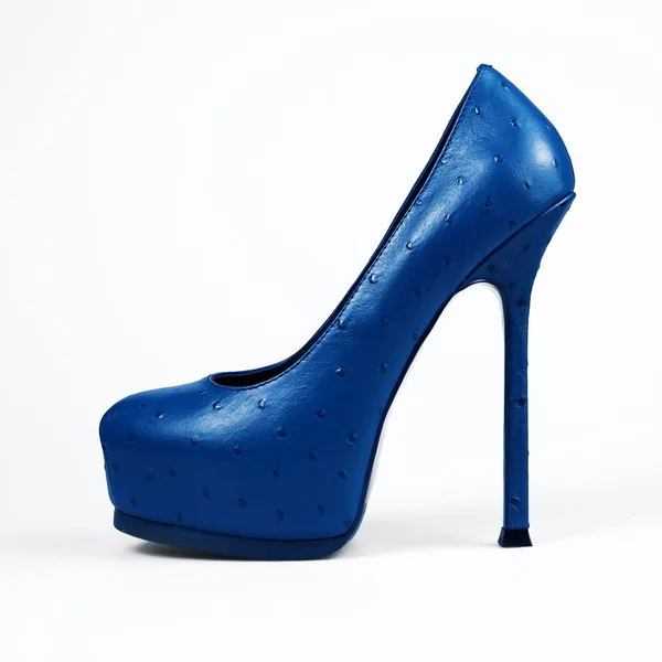 Chaussures femmes bleues — Photo