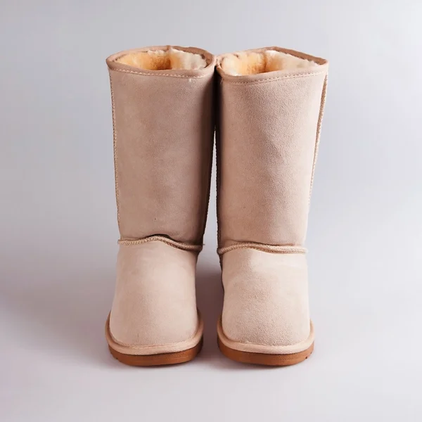 Botas de inverno moda — Fotografia de Stock