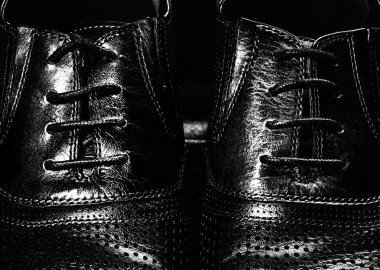 deri ayakkabı portre