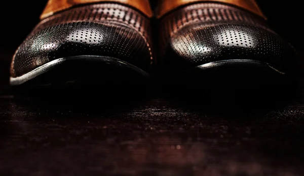 남자 신발 가죽 — 스톡 사진
