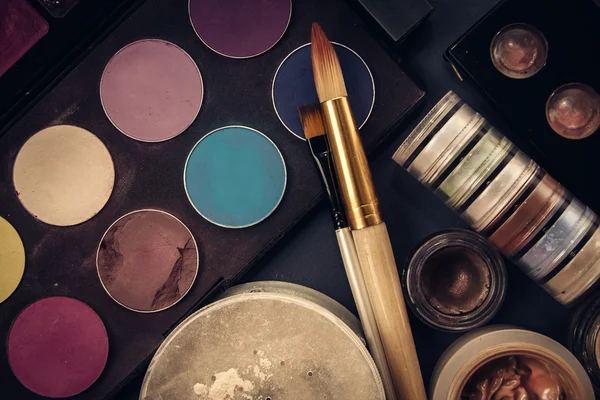 Ženská kosmetika make-up — Stock fotografie