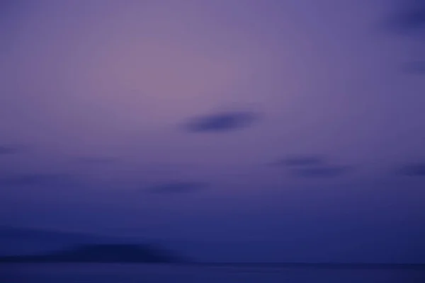 Абстрактний Фон Заходу Сонця Неба Океанської Природи Розмитим Панорамним Рухом — стокове фото