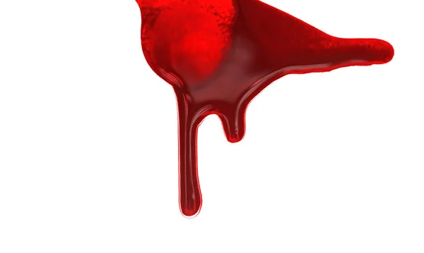 Beyaz arka planda kan damlaları