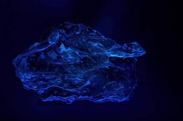파란색 냉각용 어두운 색상의 윤활유 — 스톡 사진