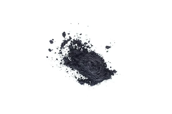 Fekete Por Fehér Alapon — Stock Fotó