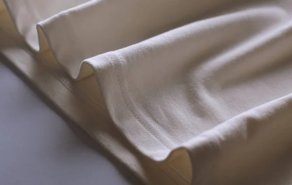 Texture Abbigliamento Onde Bianco Tessuto Texture Sfondo — Foto Stock