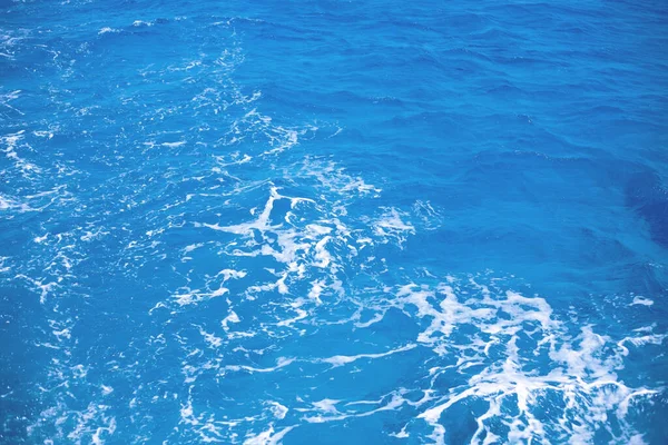 Textura Água Mar Azul Brilhante — Fotografia de Stock