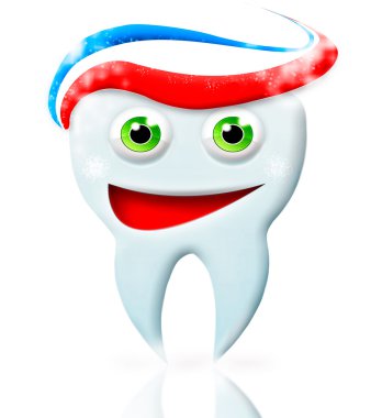 Yapıştır ile temiz diş