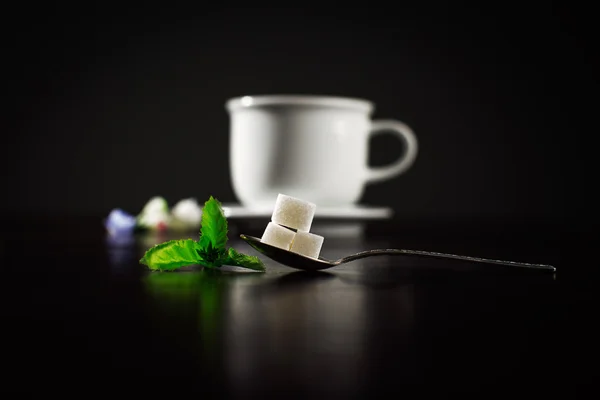 Composition with tea — Stock Photo, Image