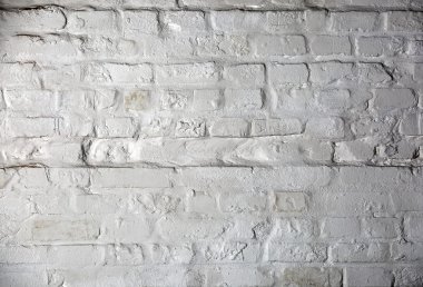 Beyaz tuğla duvar