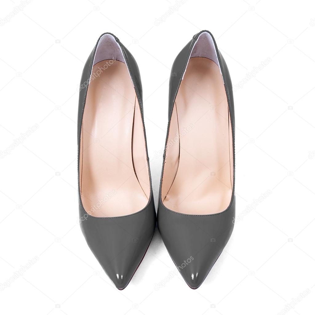  female shoes on a white background