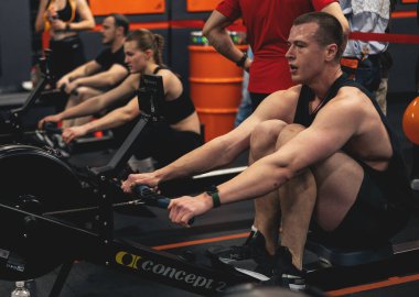 Spor Salonu Kürek Yarışması Sporcuları Ukrayna 'da Birlikte Antrenman, 16 Şubat 2026