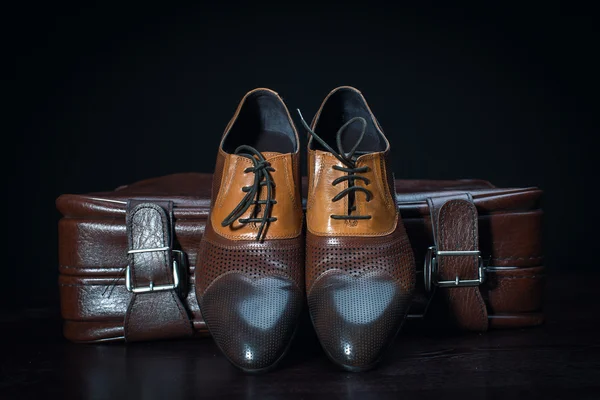 Men fashion. Men accessories, Still life. Business look. — Stock Photo, Image