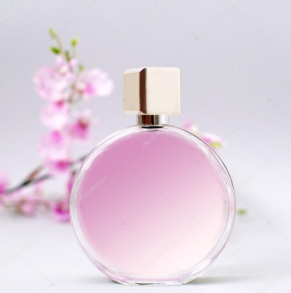 Pink female perfume — Stock Photo © Martyna1802 #88877966