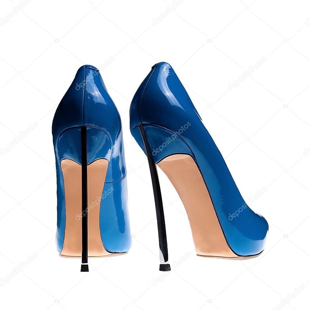 stylish blue shoes