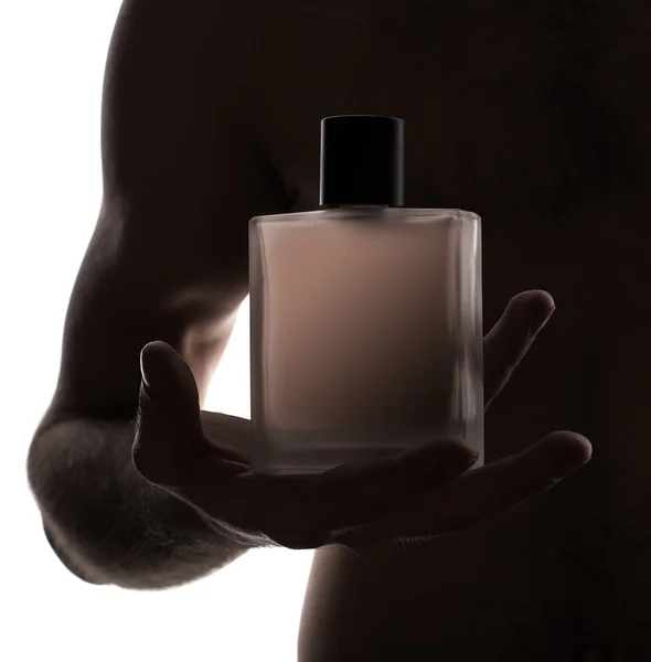 Male perfume closeup — Stock Photo, Image