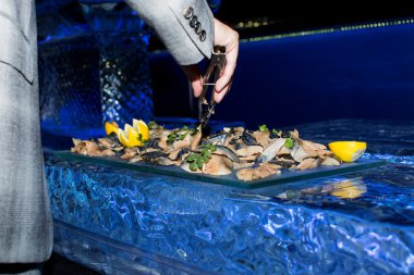 Uskumru götürüyor soğuk meze